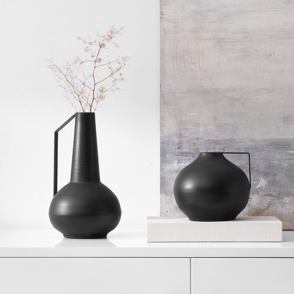 Maeve Iron Vases - Set of 2