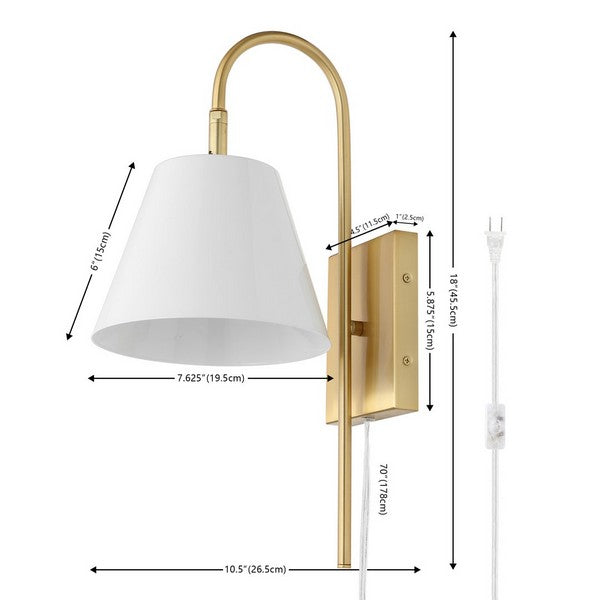 #color_White Shade / Brass