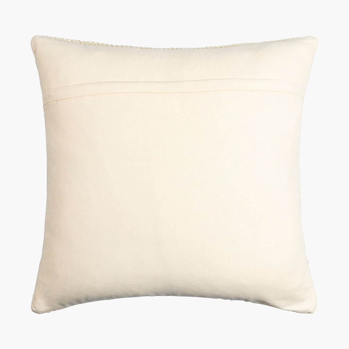 Beige pillow on a white background