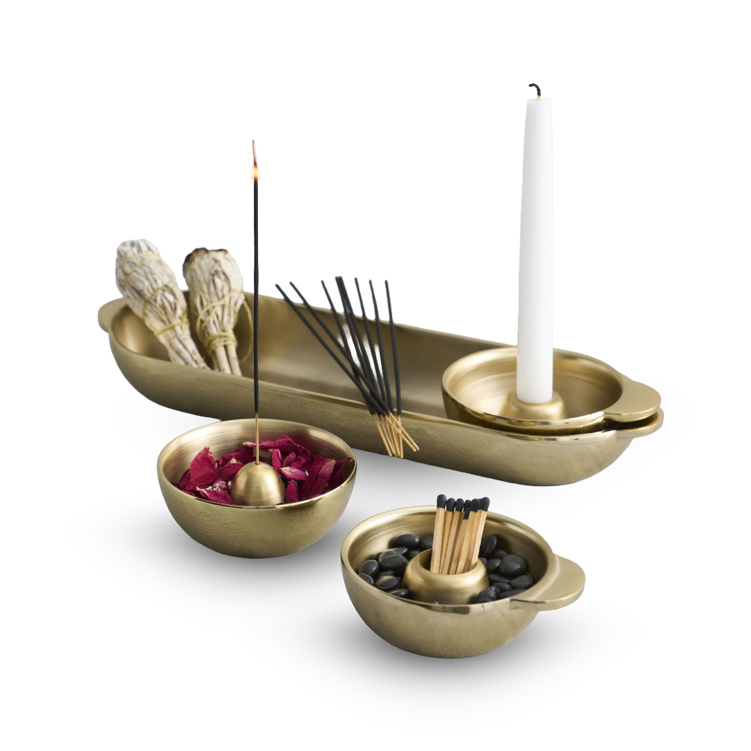 Stinson Antique Brass Intention Set