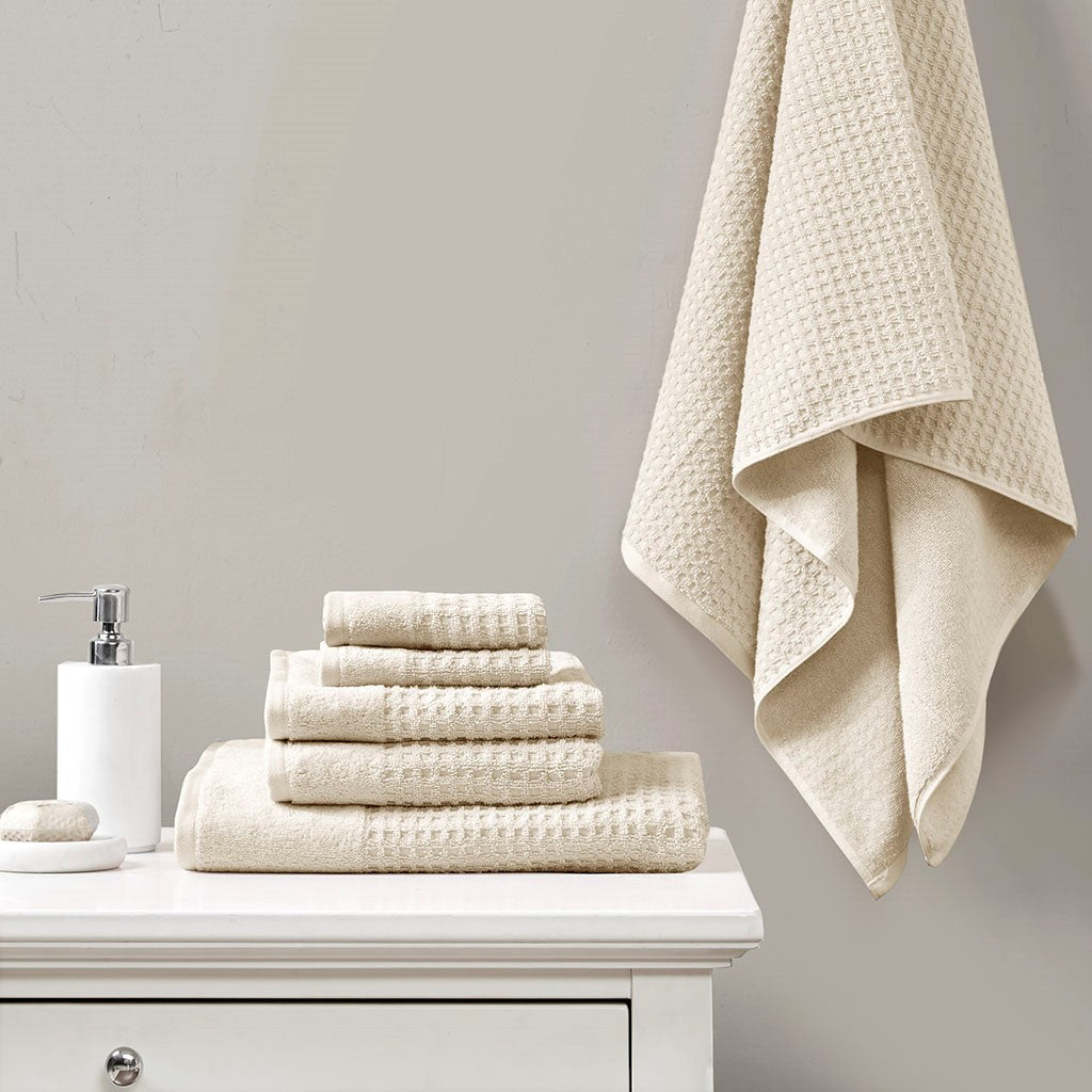 Spa Waffle 6-Piece Bath Towel Set
