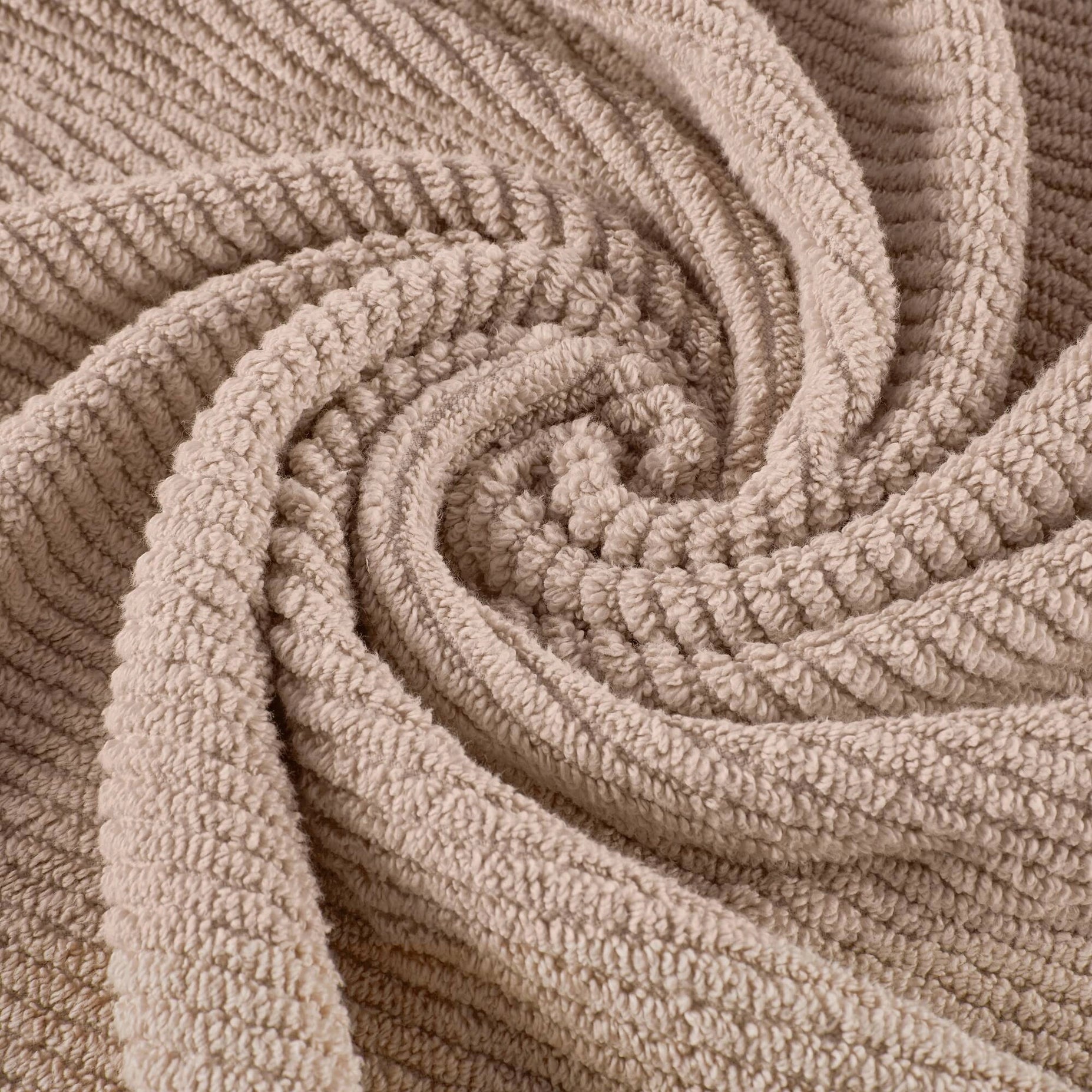 Cotton Quick-Dry Ribbed Hand Towel 4-piece Set