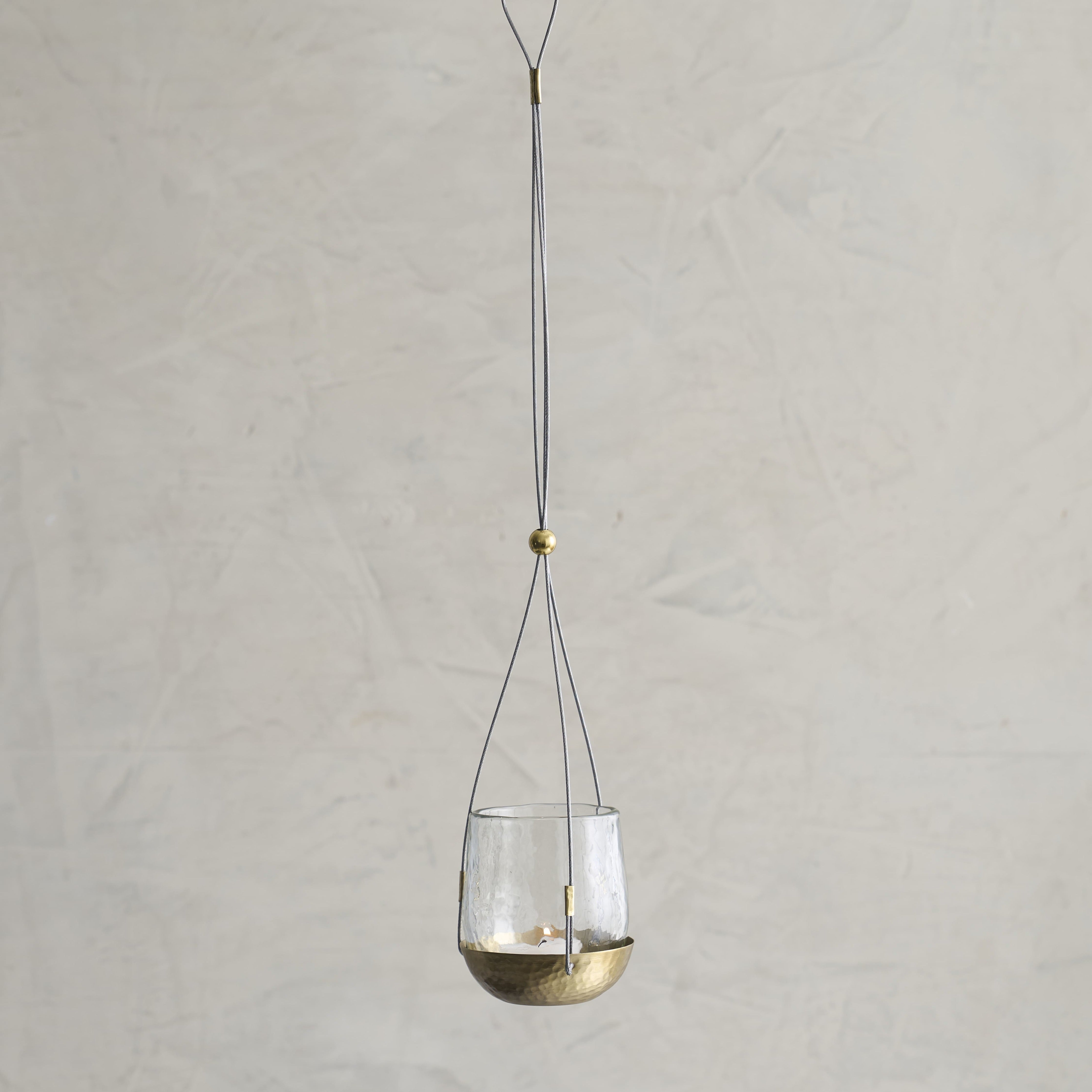 Pebbled Hanging Lantern