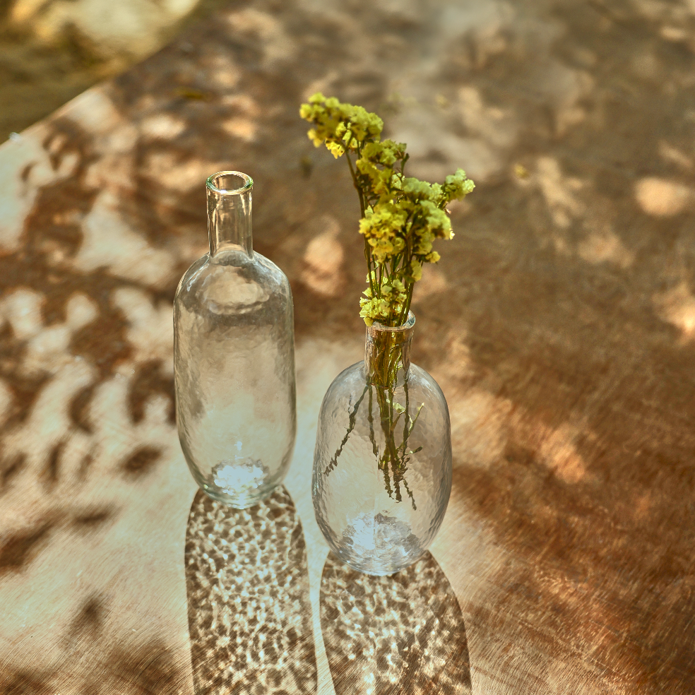 Pebbled Bottles Assorted - Set of 2