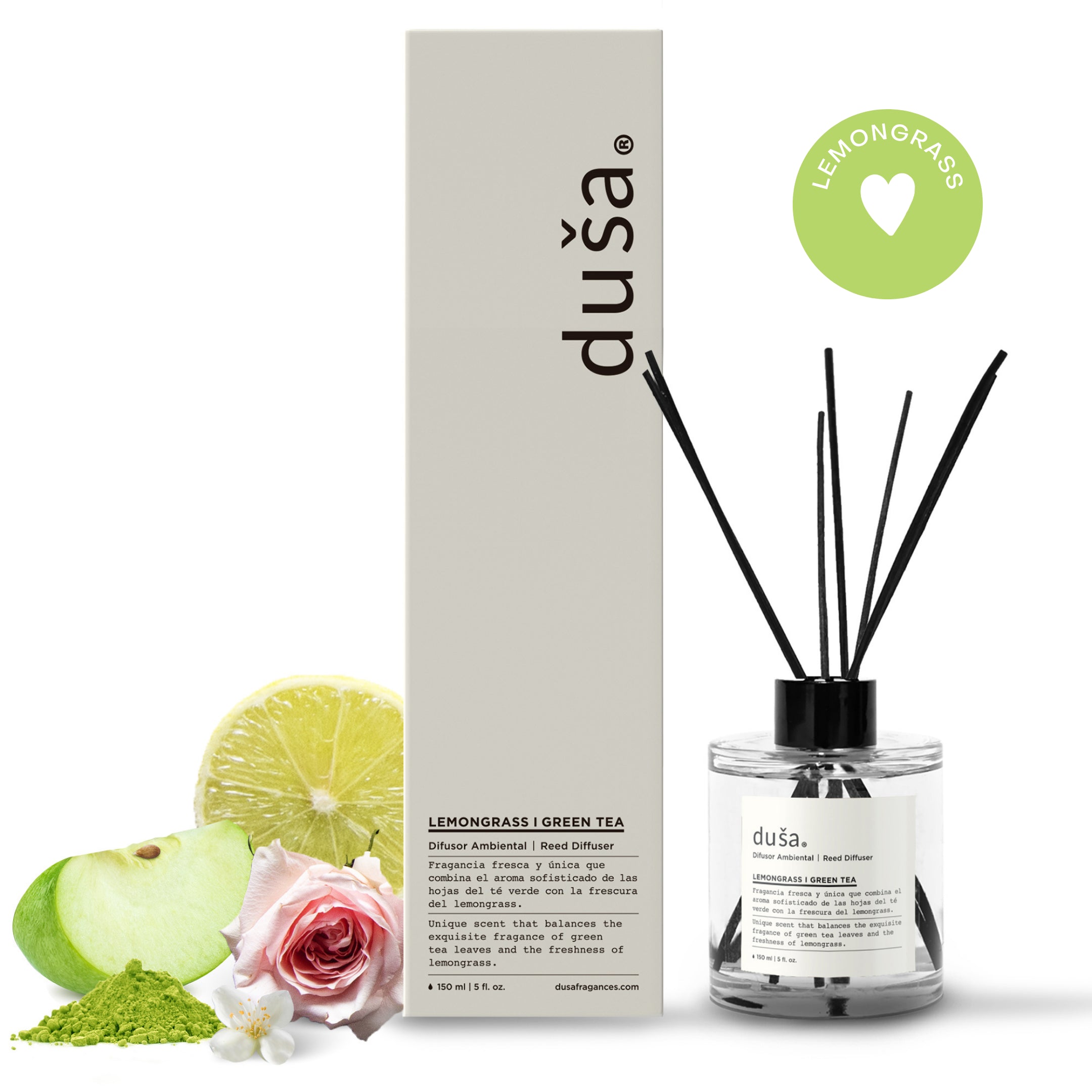 Lemongrass Green Tea - Reed Diffuser