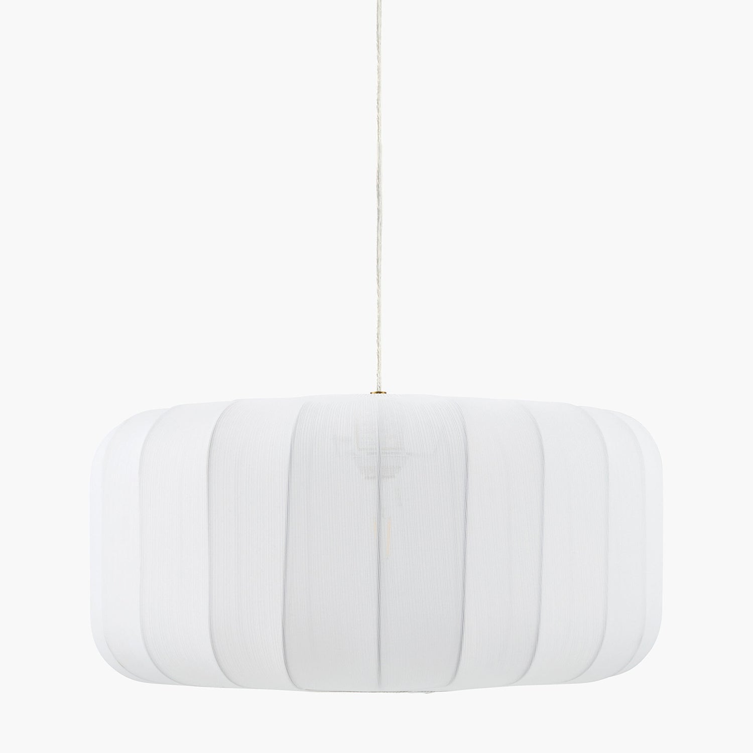 White pendant lamp on a white background