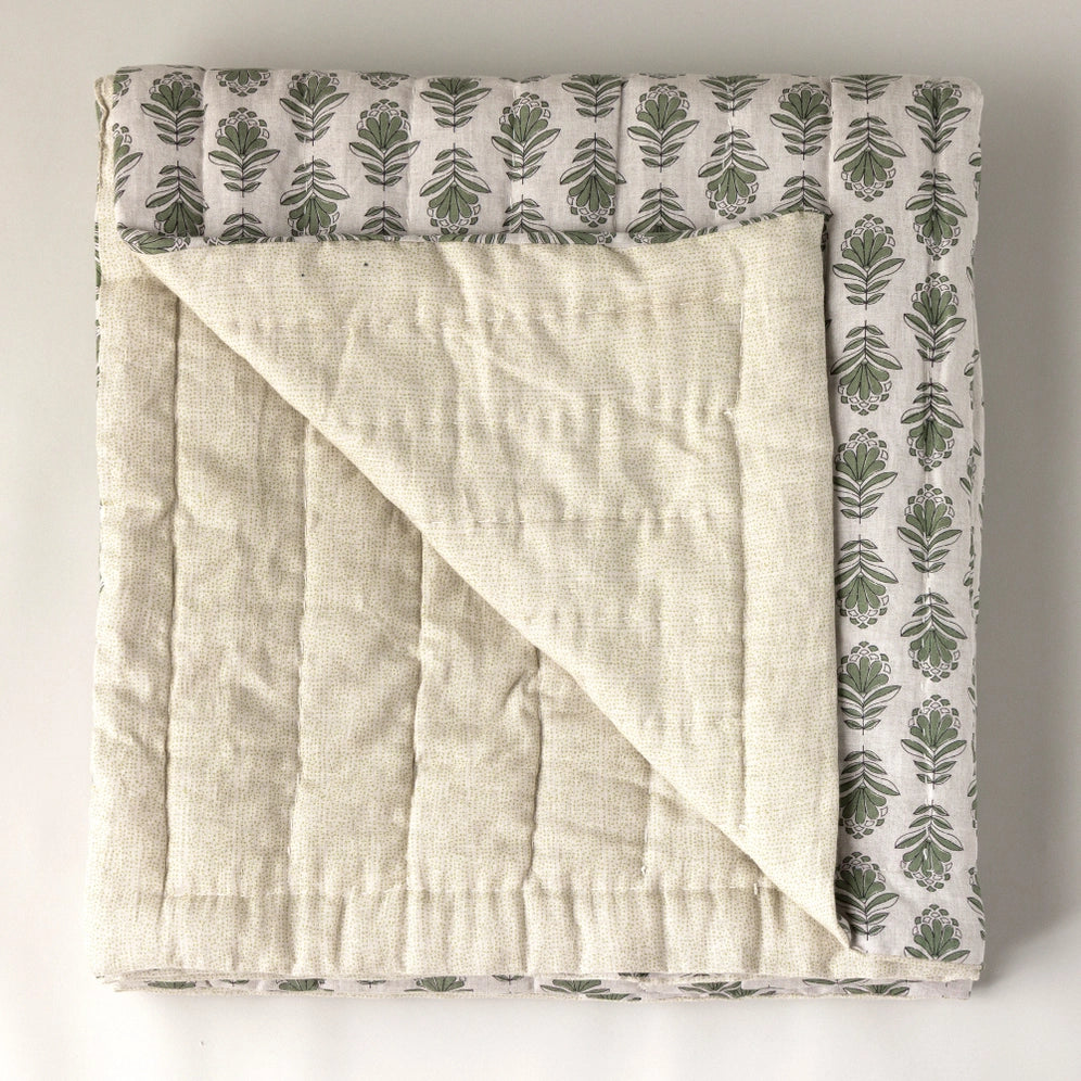 Charlie Block Print Quilt