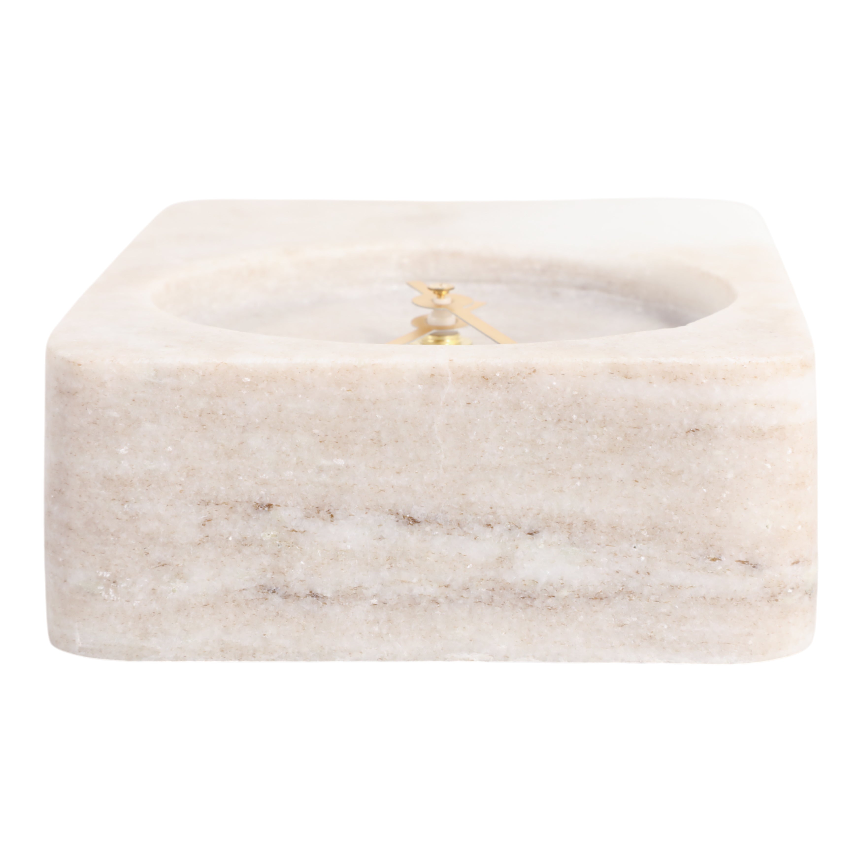 Jessamine Marble Clock