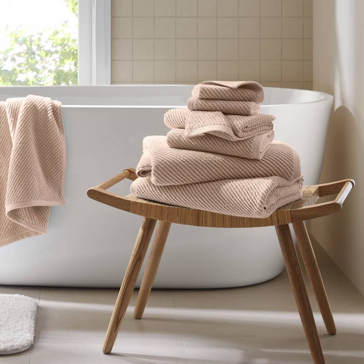 Cotton Quick-Dry Ribbed Towel 6-piece Set