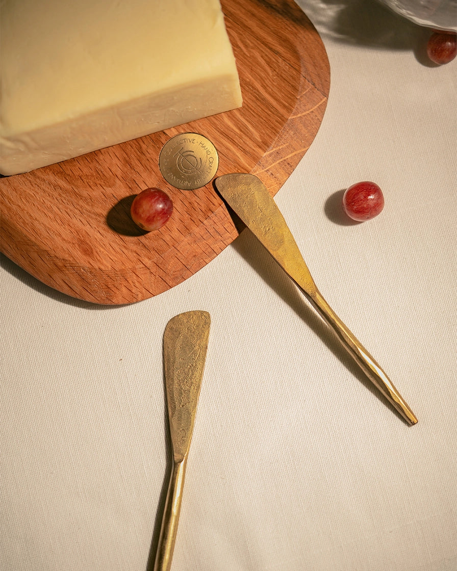 Forge Brass Spreader Knives - Set of 3