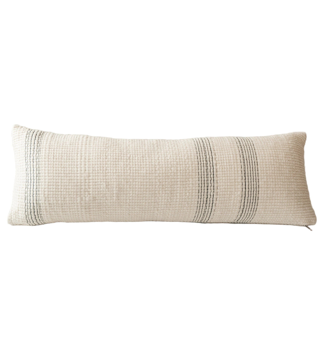 Cozy Stripe Lumbar Pillow