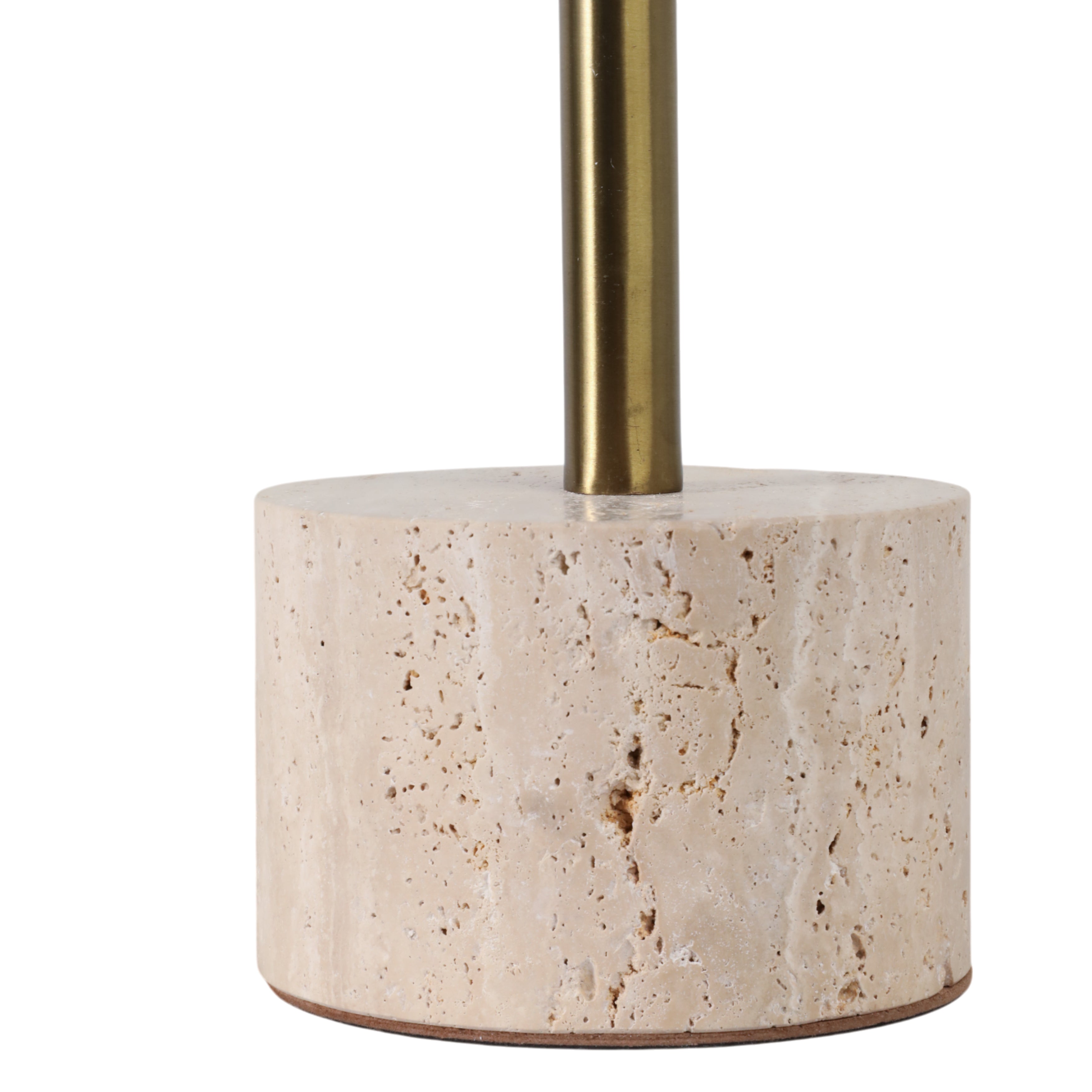 Leontis Travertine Accent Table