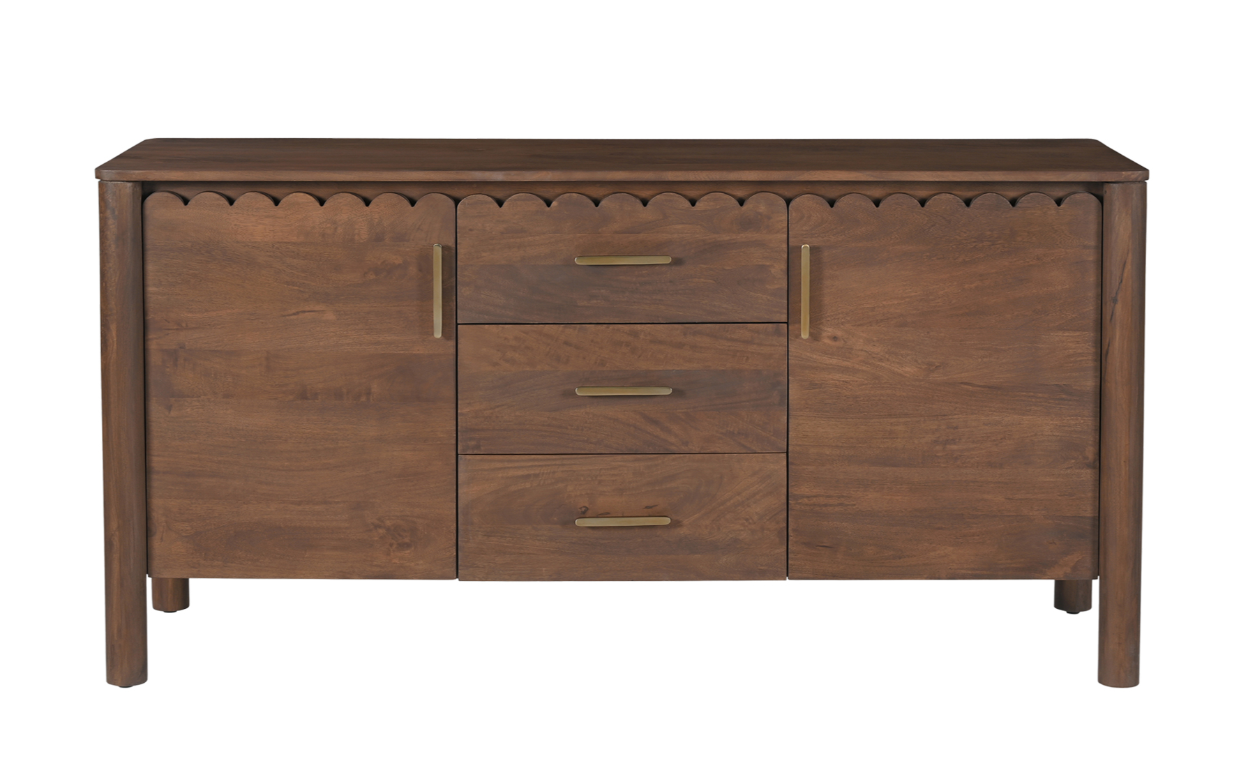 Wiley 3 Drawer Sideboard Vintage Brown