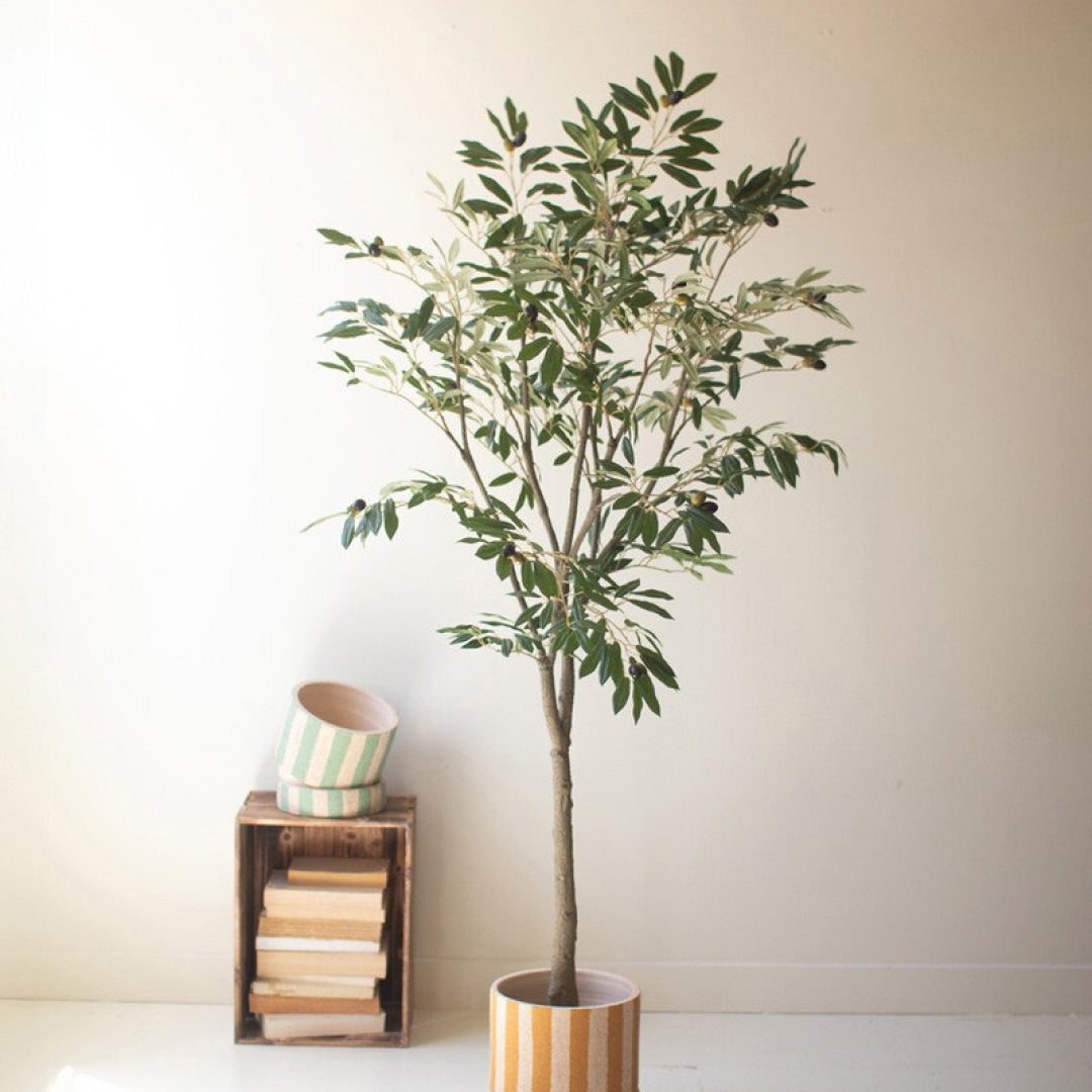 Tall Artificial Olive Tree