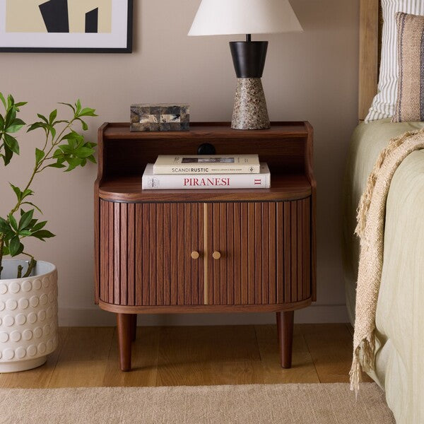 Maris Nightstand with Hutch