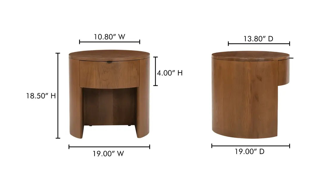 Theo One Drawer Nightstand