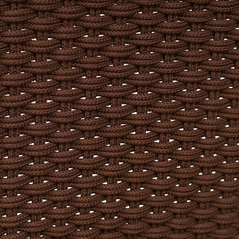 Brown textured woven seat pattern