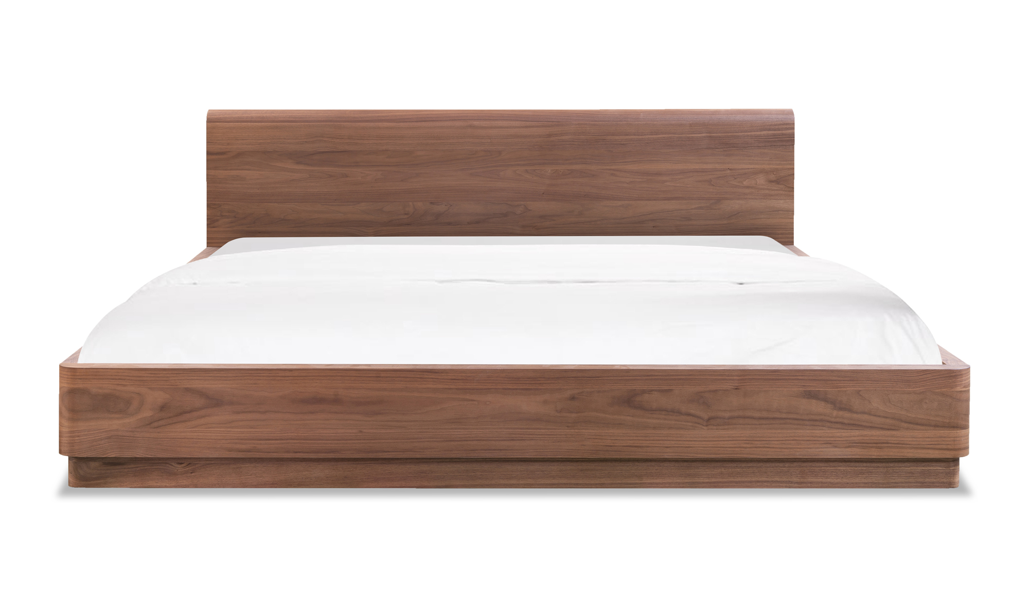 Round Off Bed Walnut